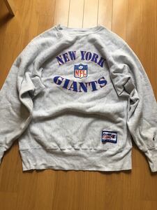 NFLモデル 90s リバースウィーブ New York GIANTS NY チャンピオン Champion vintage ビンテージ スウェット Made in USA 古着 reverse