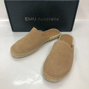 □EMU Australia サンダルスリッポン W7(24cm) エミューオーストラリア スエード エスパドリーユ Rosella W12667 複数落札同梱OK B230705-4