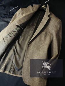 K13【最高峰!!完全カシミヤ100%】定価19万 超美品●BURBERRY LONDON●コートカバー●カシミヤジャケットコート バーバリーコート メンズ L