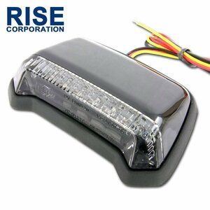 汎用 フェンダーマウント　LED テールランプ ブラックボディ スモークレンズ SR400 TW200 DT-1 SEROW250 セロー250 WR250R XT250X