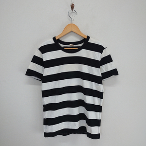 THE FLAT HEAD ザフラットヘッド 半袖Tシャツ ボーダー カットソー コットン M 10111243