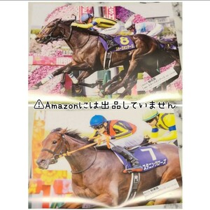 【競馬】G1ホース フォト 写真 ポスター カレンダー 切り抜き スターズオンアース 川田将雅 桜花賞 スタニングローズ 坂井瑠星 秋華賞