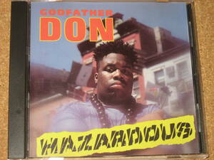 CD■GODFATHER DON/ゴッドファザー・ドン■Hazardous～1991年作品、アングラ界の重鎮のデビューアルバム。ULTRAMAGNETIC MC