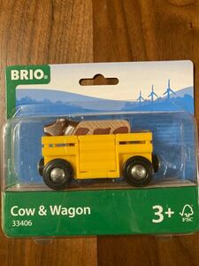 新品 BRIO ブリオ 牛とワゴン 33406知育玩具 木製玩具