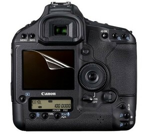 11-13-01【高光沢タイプ】Canon EOS-1D MarkIV用 指紋防止 反射防止 気泡レス カメラ液晶保護フィルム