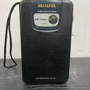 UU203 Z ポケットラジオ アイワ AIWA AMラジオ CR-S3 ジャンク品 ☆