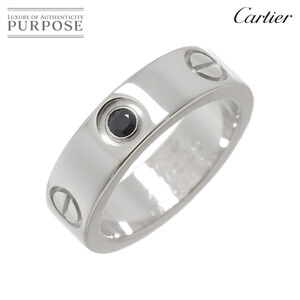 カルティエ Cartier ラブ #50 リング サファイヤ K18 WG ホワイトゴールド 750 指輪 Love Ring【証明書付き】 90226637