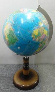 【YU685】地球儀 球径32cm 行政型 ソビエト連邦時代 学習 境界線 昭和　レトロ