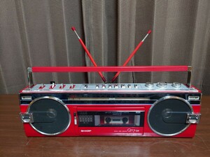サンヨー SANYO ラジカセ　QT-7DX(R) ラジオは聴けるカセットはNGです！