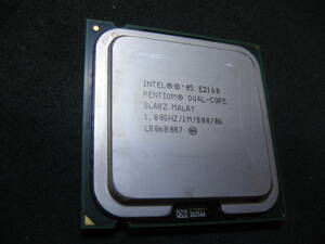 Intel Pentium Dual-Core E2160＿1.80GHz/1M/800/TDP 65W（対応ソケット：LGA775）中古・動作品