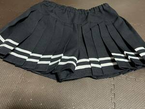 新品hiromibhi nakano濃紺、ライン白キュロットスカート　サイズ165