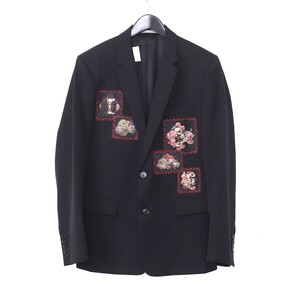DIOR HOMME 17SS ヴァニタステーラードジャケット サイズ46 ブラック ディオールオム jacket
