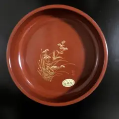 漆塗り金蒔絵菓子器