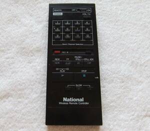 Ｎational Wireless Remote Controller ビデオ リモコン VSQ0405 中古 