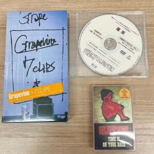 Grapevine グレイプバイン CD 「復活」 ビデオテープ 「7CLIPS」 カセットテープ 「TIME IS ON YOUR BACK」 サンプル盤