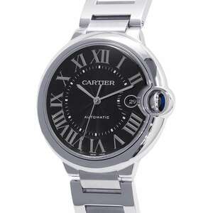 カルティエ バロンブルー ドゥ カルティエ W6920042 Cartier 腕時計 黒文字盤 【安心保証】