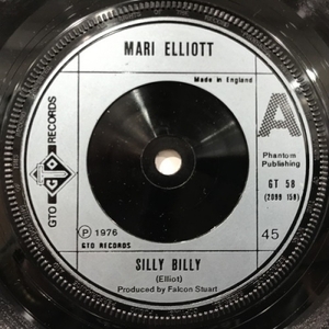 【新宿ALTA】MARI ELLIOTT/SILLY BILLY / WHAT A WAY(GT58)