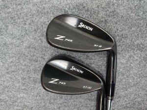 限定 SRIXON Z745 ブラック 単品アイアン・ウェッジ AW 51° & SW 57° 2本セット デザインチューニング Dynamic Gold D.S.T (S200) 日本