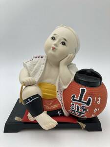 【242A】博多人形 土人形 はくせん 伝統工芸品 置物 日本 郷土品 fukuoka 博多 人形 博多祇園山笠