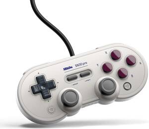 8bitdo SN30 Pro USBゲームパッド有線ゲームコントローラ用 Windows/Steam/ラズベリーパイ/Switc