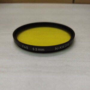 Nikon Y48 52mm NIKKOR ニコン レンズフィルター 中古品 LENS1812
