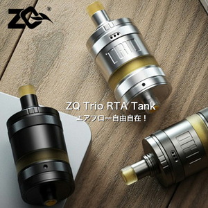 VAPE ZQ TRIO RTA 22mm アトマイザー SS 新品　BOX