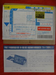 未開封『しまなみ海道(平成11年銘新尾道大橋・多々羅大橋・来島海峡大橋)開通記念 プルーフ貨幣セット』 造幣局送金時案内リーフレット付