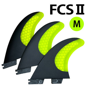 新品送料無料★FCS2トライフィン3枚セットMEDIUMサイズ M5/G5/PC5/AM2 パフォーマー カーボンハニカムコア ファイバーグラス エフシーエス