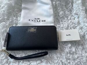 115 新品 COACH コーチ 長財布 ラウンドファスナー C4451