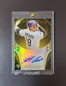 2013 Bowman Sterling Nolan Arenado RC Gold Autograph 50シリ ルーキー サインカード