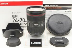 ☆美品☆ Canon キャノン EF 24-70mm F2.8 L Ⅱ USM 元箱 付属品 ♯24051904