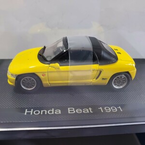 EBBRO エブロ 1/43 「HONDA BEAT 1991」黄色 ホンダ ビート オープンスタイルに出来る 未使用 の出品 238