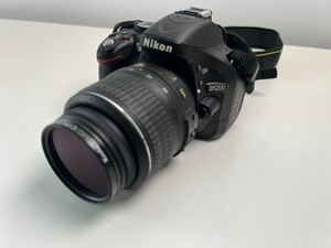 【4/4E】Nikon D5200 デジタル一眼レフカメラ レンズ AF-S 18-55mm 1:3.5-5.6G 動作未確認