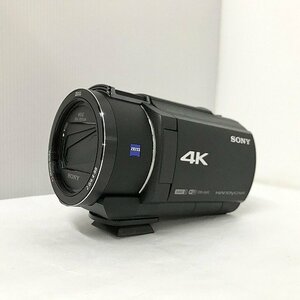 SDG48671小 SONY FDR-AX45 4K ビデオカメラ ハンディカム 2018年製 ブラック 直接お渡し歓迎