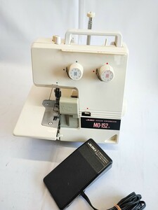 JUKI MO-152 ロックミシン ミシン ジューキ ハンドクラフト 手芸 OVERLOCK SEWINGMACHINE 当時物 コレクション アンティーク(041905)