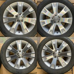  中古 ミツビシ デリカ D:5 純正 18×7.0j+38 5/114.3 クムホ HP71 225/55R18 オマケタイヤ4本セット！ MITSUBISHI D5 ENKEI製 エンケイ