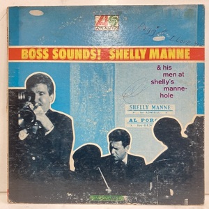 ●00即決 LP SHELLY MANNE シェリー・マン boss sounds 盤面薄いスレキズ、オリジナル MONO 
