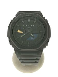 CASIO◆クォーツ腕時計_G-SHOCK/デジアナ/ラバー/BLK/GRY