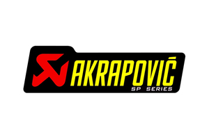 AKRAPOVIC タイネツサイレンサーステッカー 90X26.5mm NEWロゴ SPシリーズ