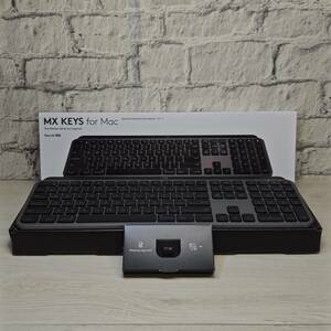 【YH-8917】中古現状品 Logicool ロジクール ワイヤレスキーボード MX KEYS for Mac YR0073