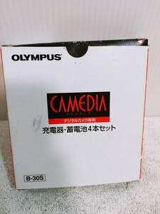 良品 OLYMPUS オリンパス CAMEDIA B-30S 充電器 蓄電池4本セット