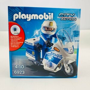 新品未開封 Playmobil FamilyFun プレイモービル 6923 ポリス 警察バイク