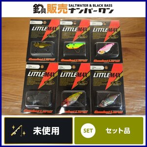 【1スタ☆未使用品】エバーグリーン リトルマックス 3/8oz 1/2oz 6個セット EVERGREEN LITTLEMAX バス ブラックバス 釣り 等に（KKM_O1）