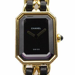 シャネル プルミエールL ブランドオフ CHANEL GP（ゴールドメッキ） 腕時計 GP/革 中古 レディース