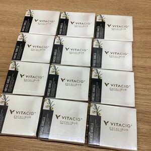 【未開封】ビタシグ　VITACIG EXCALIBUR 12個セット　ヴィンテージバニラ　電子タバコ　　0711-ネズミYa⑦