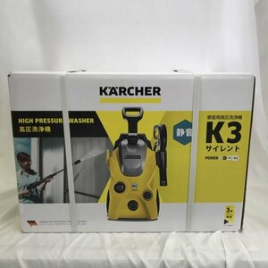 未使用 ＫＡＲＣＨＥＲ Ｋ３ サイレント 静音 黄色 ドイツ ケルヒャー 家庭用高圧洗浄機 ５０Ｈｚ 東日本用 掃除 家電 電化製品/225