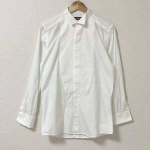 DOLCE&GABBANA GOLD ウィングカラー ドレスシャツ ホワイト 白 イタリア製 メンズ ドルチェ&ガッバーナ コンバーチブルカフス 4030116