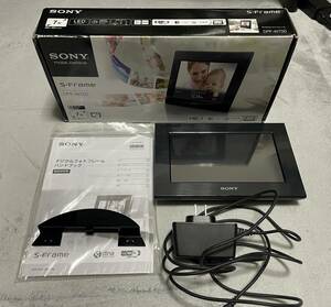 ※中古現状品※　SONY デジタルフォトフレームDPF-W700/ Black Wi-Fi搭載機器