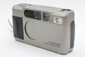 Y953 コンタックス Contax T2 Carl Zeiss Sonnar 38mm F2.8 T＊ チタンクローム コンパクトカメラ ジャンク
