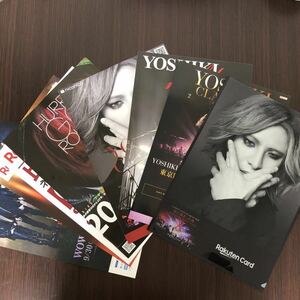 X JAPAN クリアファイル 【 紅に染まった夜 幕張メッセ 】広告付 送料無料！即決！